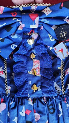 Angelic Pretty Starry Night Theater Bare Shoulder JSK Royal Blue +