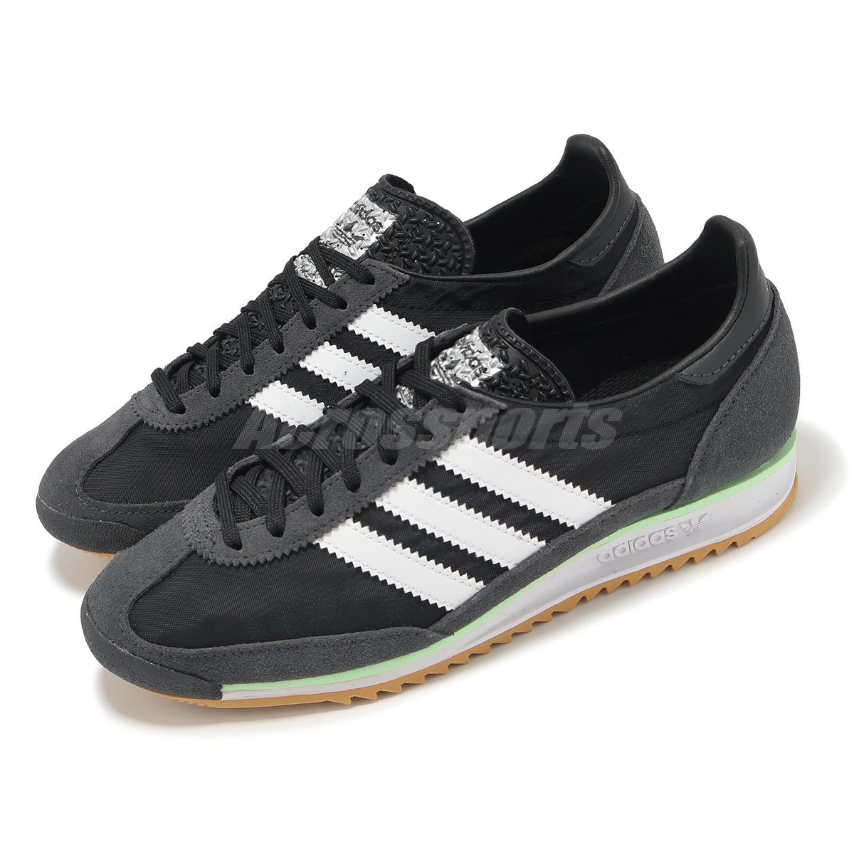 adidas Originals SL 72 OG W Core Black Carbon Green Women Casual