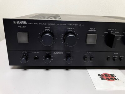 Yamaha C-4 Natural Sound Stereo Control Amplifier **For Parts or