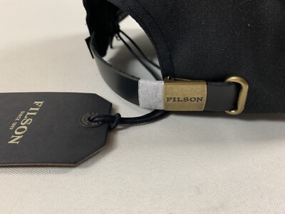 FILSON OIL TIN LOW-PROFILE CAP BLACK OS NWT | eBay