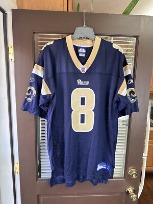 Authentic St. Louis Rams #8 Sam Bradford NFL Football Jersey Los