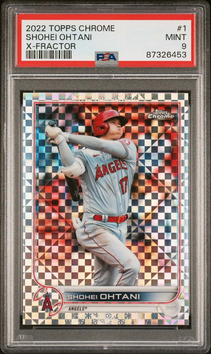 レア】大谷翔平 2022 TOPPS CHROME☆Xーフラクター☆PSA10 レア】大谷