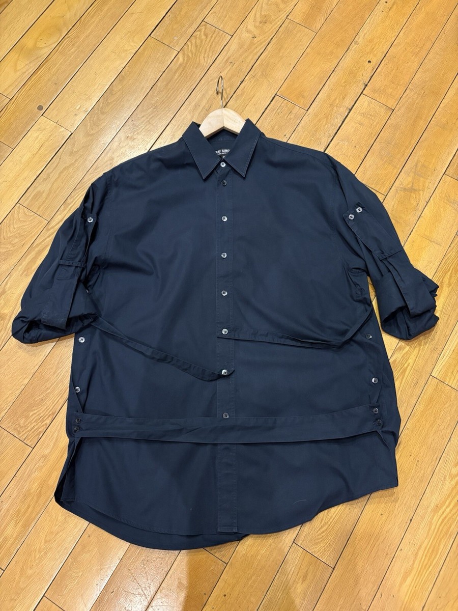 Raf Simons bondage strap shirt AW2005-2006 Button Up Shirt 50 | eBay