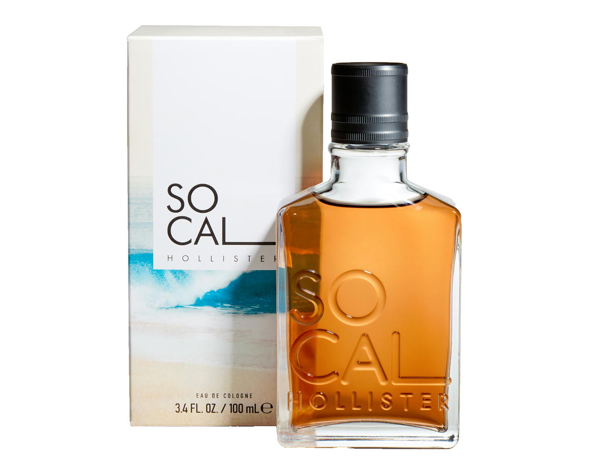 HOLLISTER SOCAL Eau De Cologne Spray Men 3.4 Oz / 100 ml SEALED