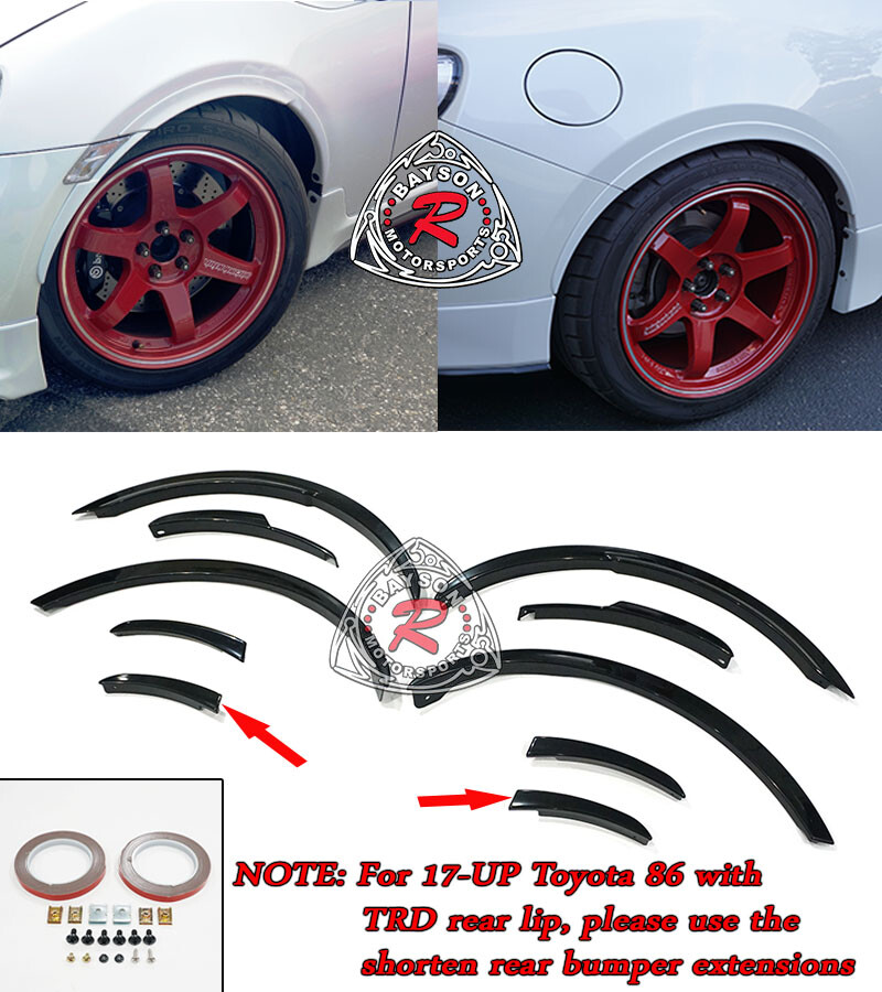 Fits 12-21 BRZ FR-S Toyota 86 T-Style Wheelarch Fender Flare