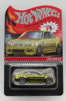 Hot Wheels 2021 RLC 2006 BMW M3 Gold/ Yellow Spectraflame Only