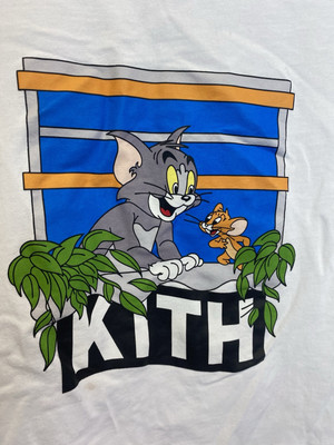 Kith X Tom And Jerry White T Shirt Size L - Read | eBay