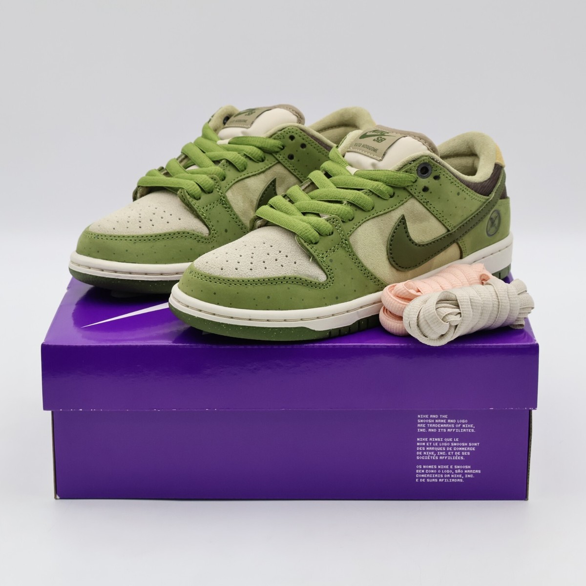 HF8022-300 Yuto Horigome Nike SB Dunk Low Matcha (Men's) | eBay
