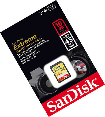 Sandisk 16G extreme C3 class 10 SD card for Nikon 1 V1 V2 J1 J2 J3