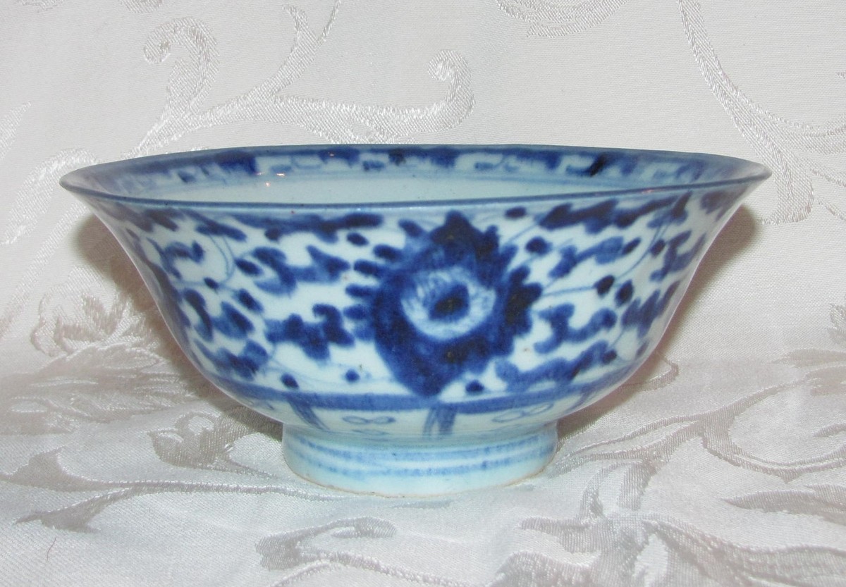 清時代 皿 藍釉 大清咸豊年製 Antique Chinese Blue and White Porcelain