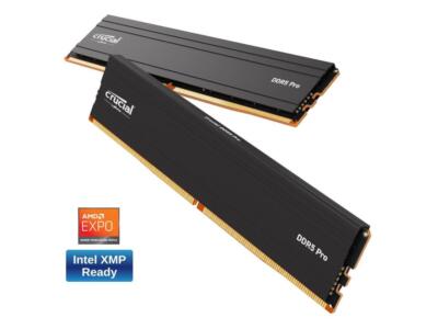 Crucial Pro 64GB (2 x 32GB) DDR5 5600 (PC5 44800) XMP 3.0 & AMD