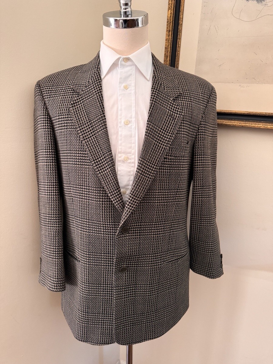 MANI BY GIORGIO ARMANI Made In Italy Vintage 2 Button Textured