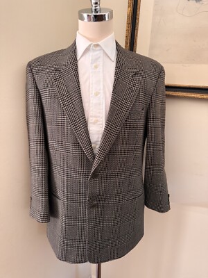 MANI BY GIORGIO ARMANI Made In Italy Vintage 2 Button Textured