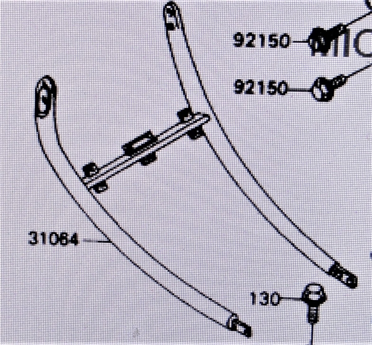 Used - 1990 Kawasaki ZX7 Front Sub Frame P/N : 31064-1115 | eBay
