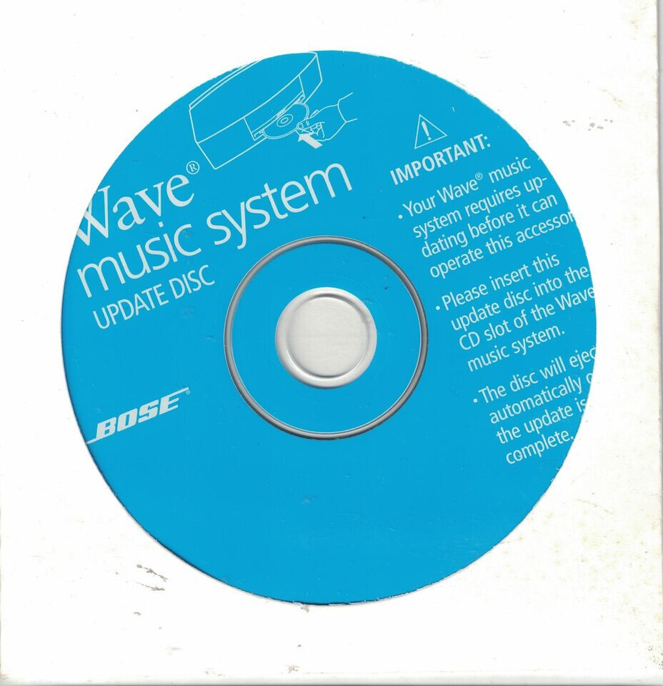 GENUINE Bose Wave Music System Multi-CD Disc Changer Update Disc