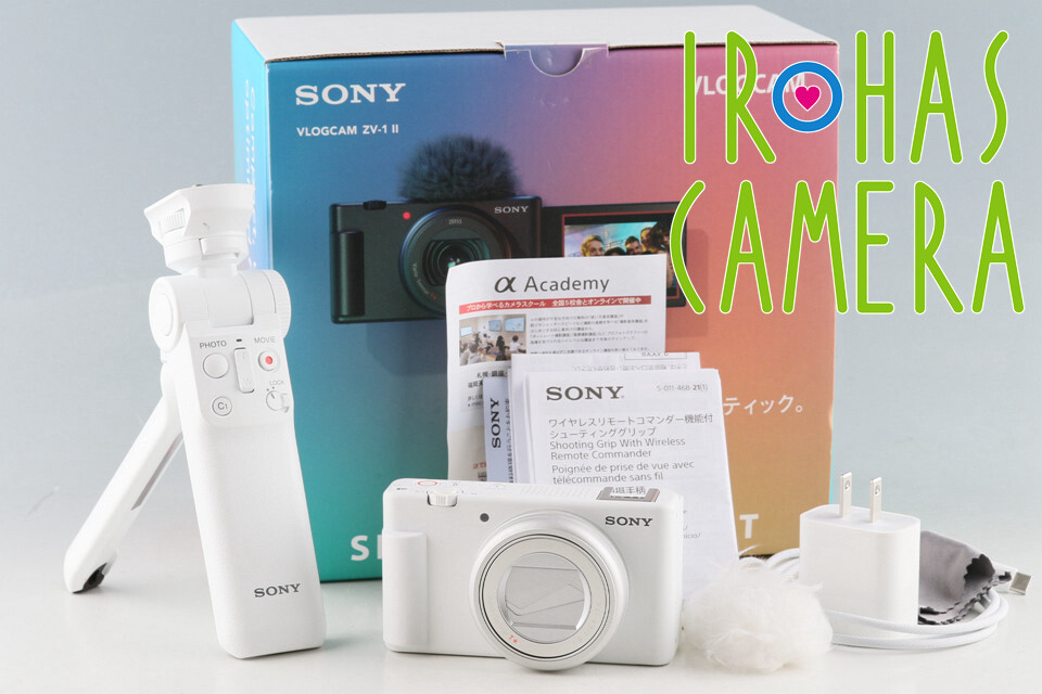 Sony Vlogcam ZV-1M2 White Shooting Grip Kit *Japanese Version Only