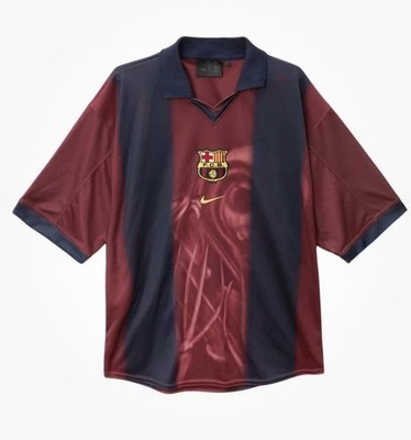 M/L - Travis Scott x Nike x Barcelona Retro 2000/01 Home Skeleton