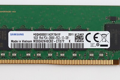 Samsung 16GB 1Rx4 PC4-2666V-RC2-12-DB1 ECC REG Memory M393A2K40CB2