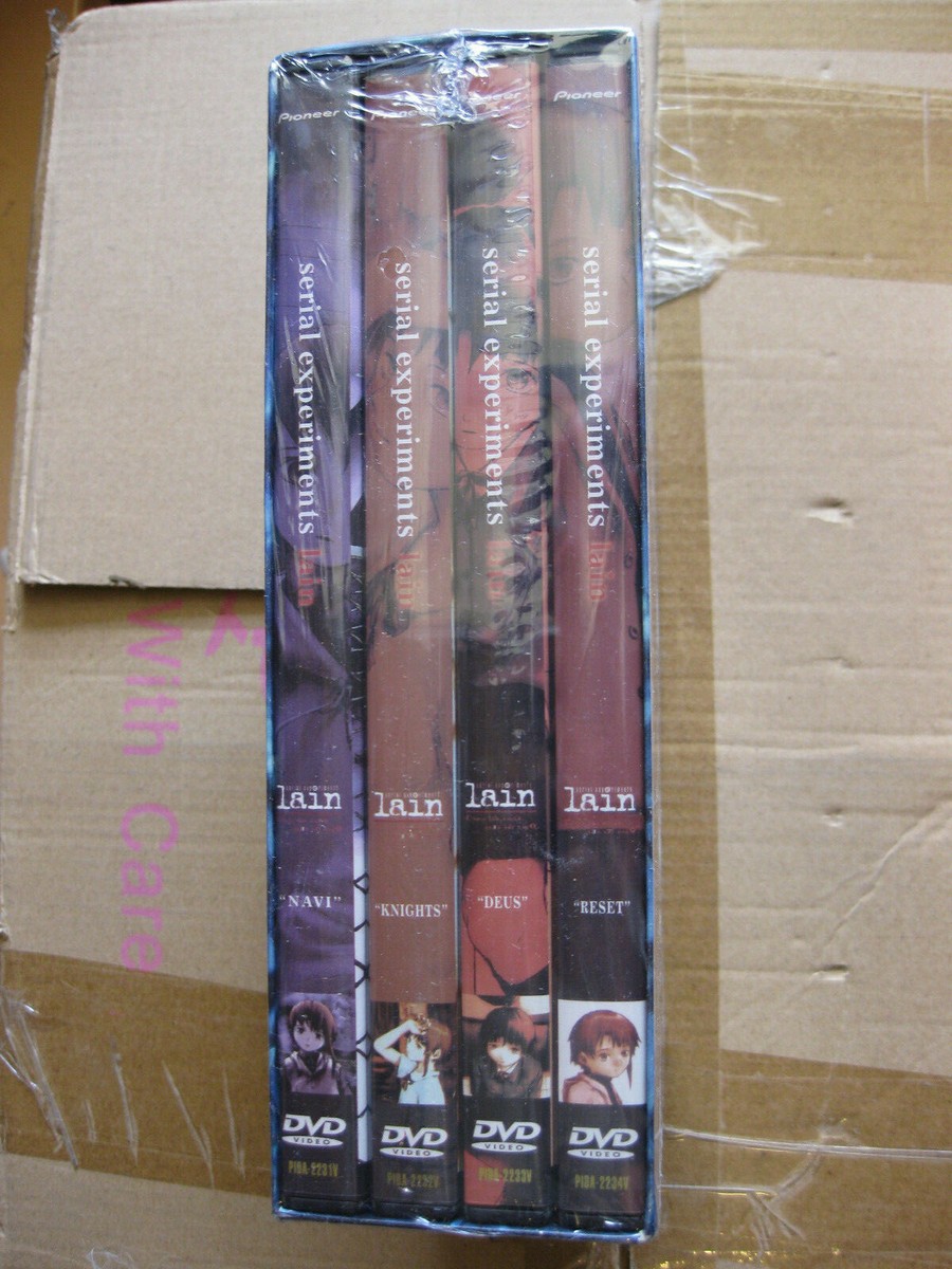 Lain - Serial Experiments (DVD box set) Vols 1-4 Abe complete