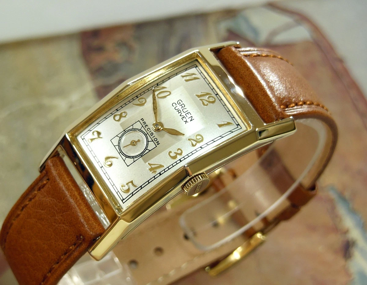 Gruen Curvex Gold Case Wristwatches for sale | eBay