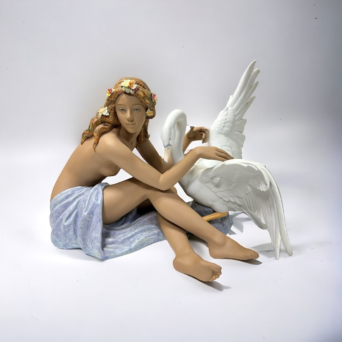 Lladro Leda And The Swan Figurine 01012444 SIGNED and dated by