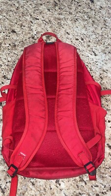 2016 SUPREME 210 Denier Cordura Box Logo Backpack Red White SS16