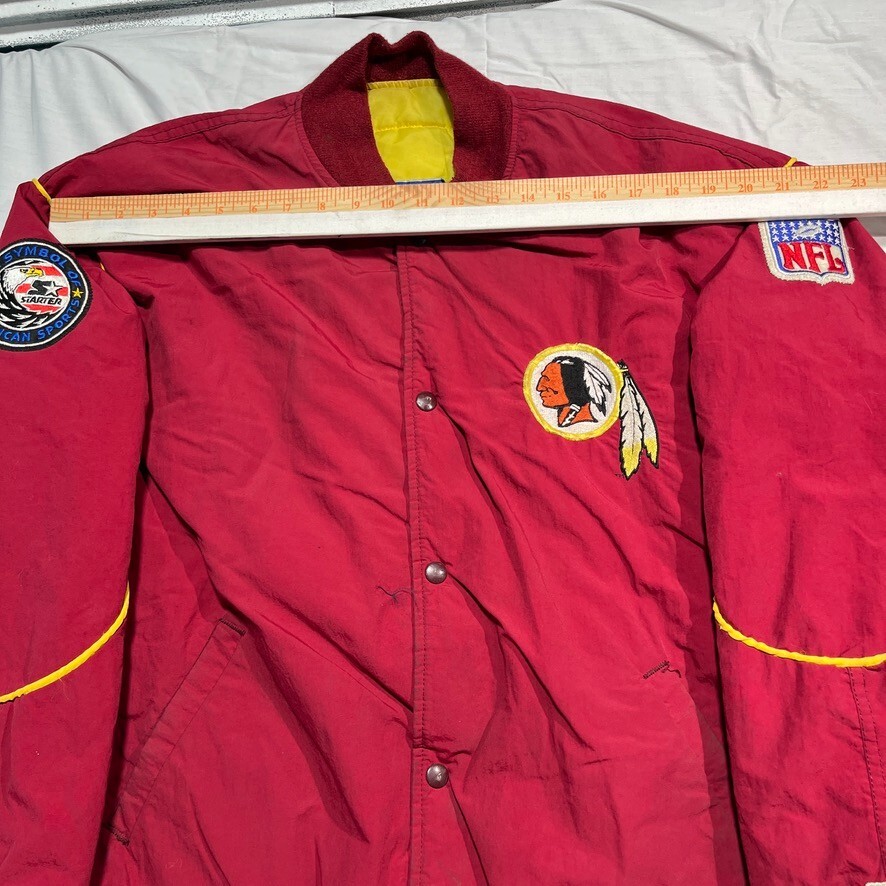 Vintage Washington Redskins Jacket Mens Large Red Starter Made in