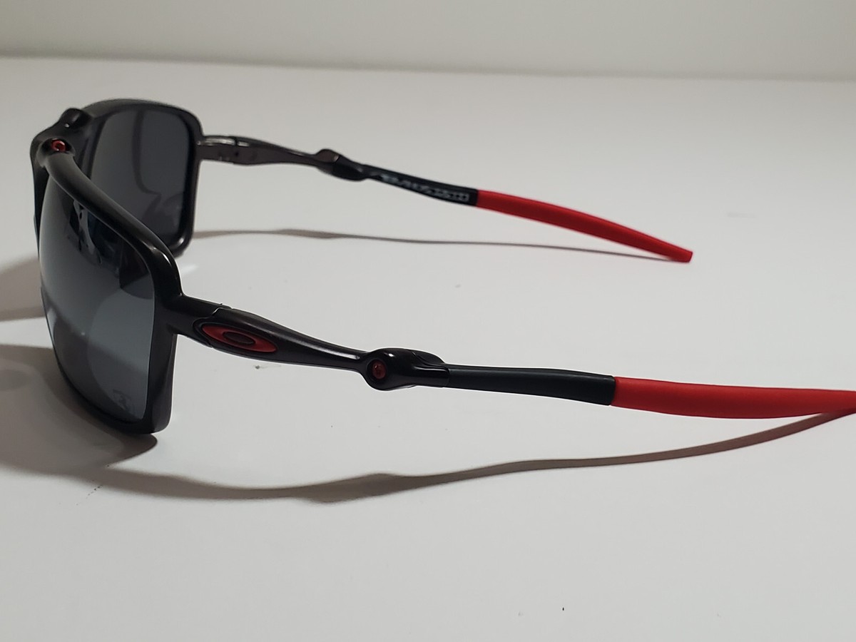 Oakley 6020-07 BADMAN Ferrari Sunglasses Dark Carbon / Blk Iridium