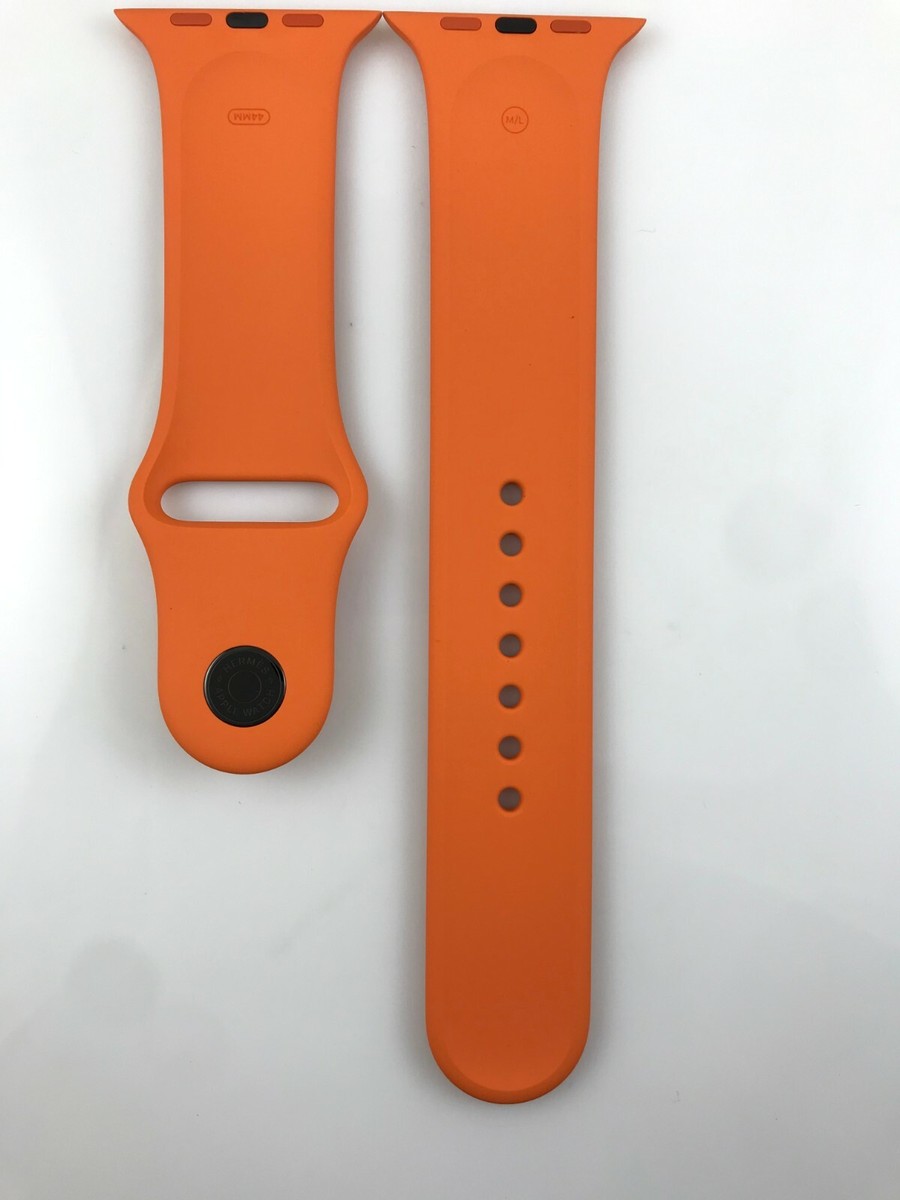 Original Apple Watch Hermes Sport Band Orange 46MM 45mm 44mm Black