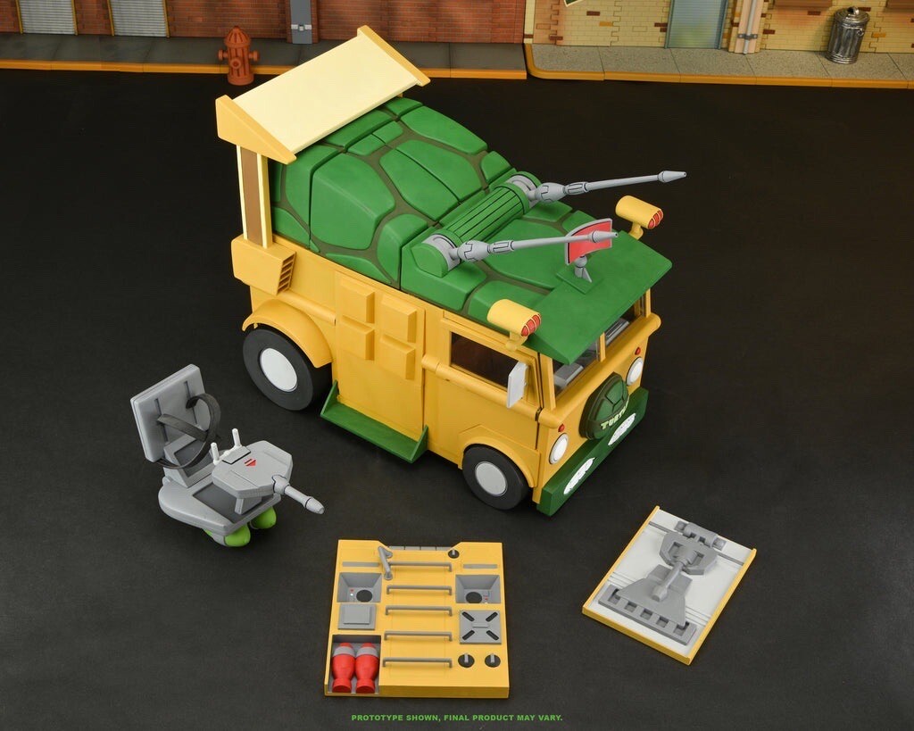 NECA Teenage Mutant Ninja Turtles Cartoon The Turtle Van Party