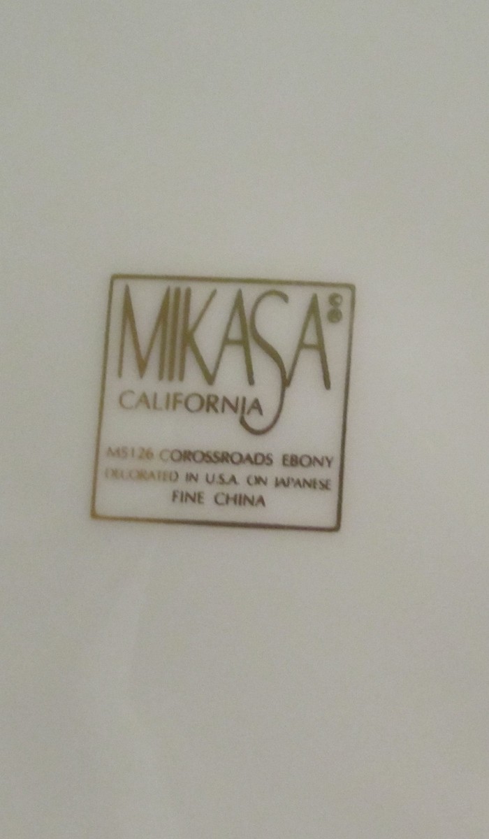 Mikasa California ~ Crossroads Ebony MS126 ~ Salad Plate | eBay