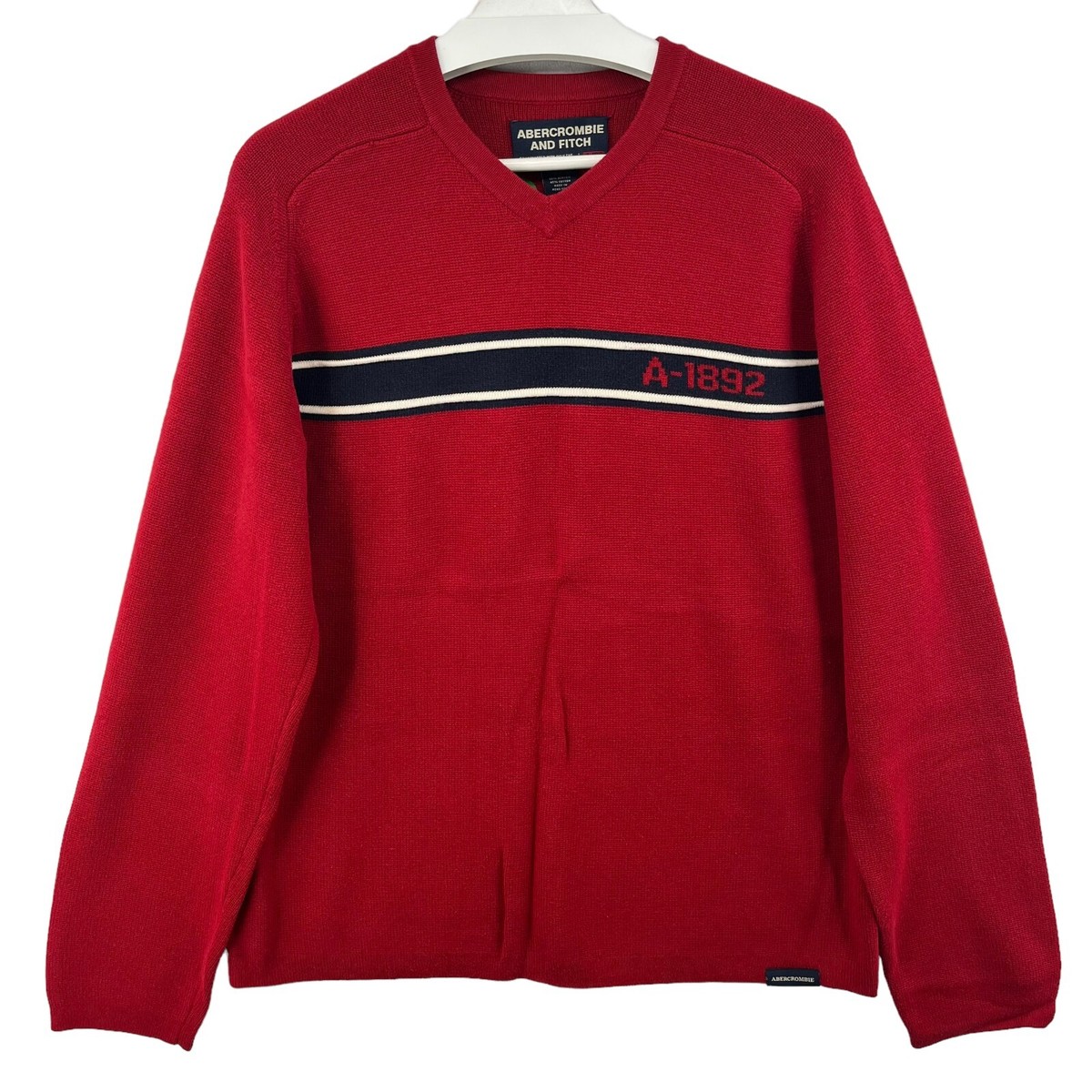 Vintage Y2K Abercrombie & Fitch Sweater Mens XL V Neck Acrylic