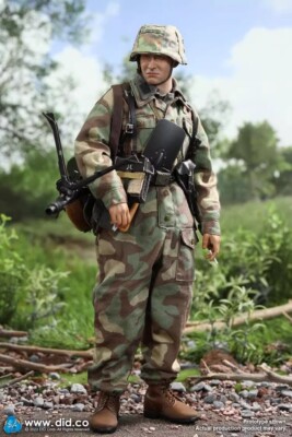 DID 1/6 WWII German 12th SS Panzer Division MG42 Gunner Otta