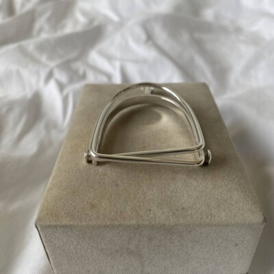 Hermes Money Clip pince a billets etrier Vintage Antique handmade