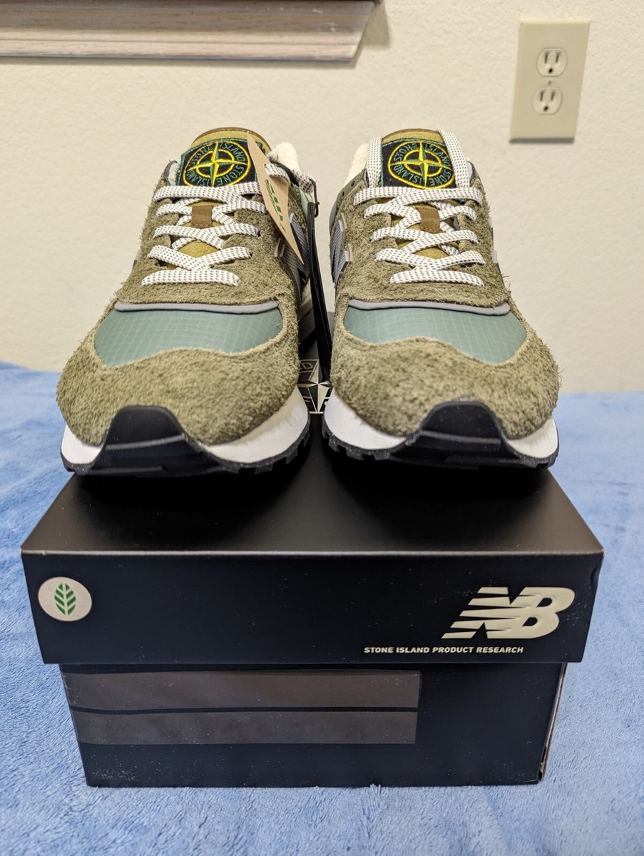Stone Island x New Balance 574 Legacy Steel/Green US size 11