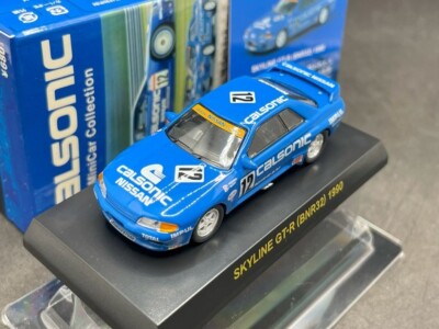 Kyosho 1/64 NISSAN Calsonic Skyline GT-R R32 BNR32 1990 diecast