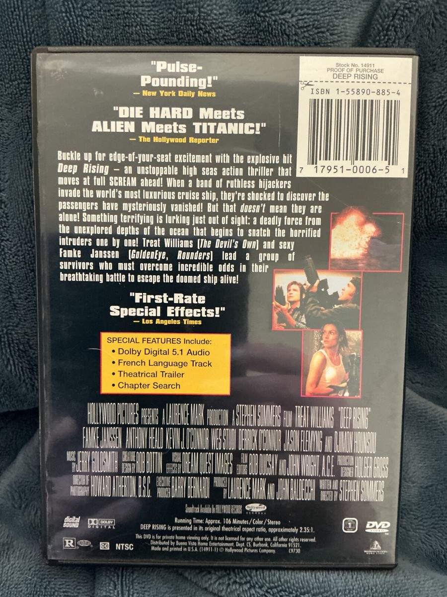 Deep Rising (DVD, 1998) for sale online | eBay
