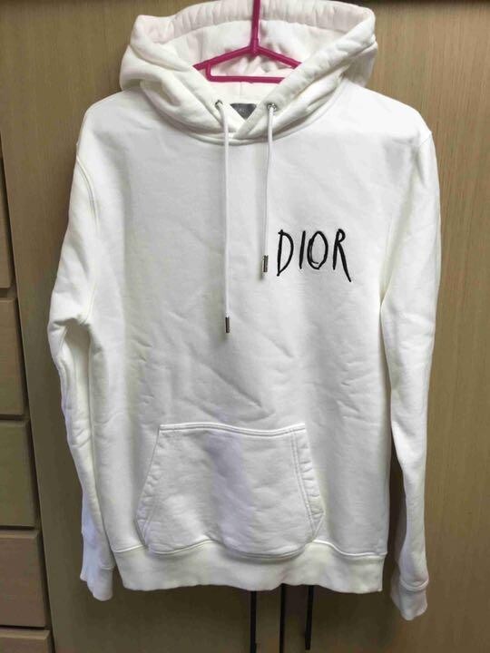 19AW DIOR x Raymond Pettibon Collaboration Embroidery Logo Hoodie