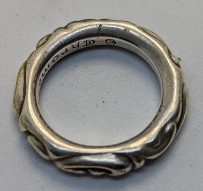 Chrome Hearts Rare Find Vintage Silver Ring 1994 Copy Right | eBay