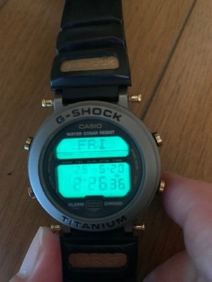 Vintage Casio G-shock Mr-g Mrg-1 Titanium Screwback 1556 Black