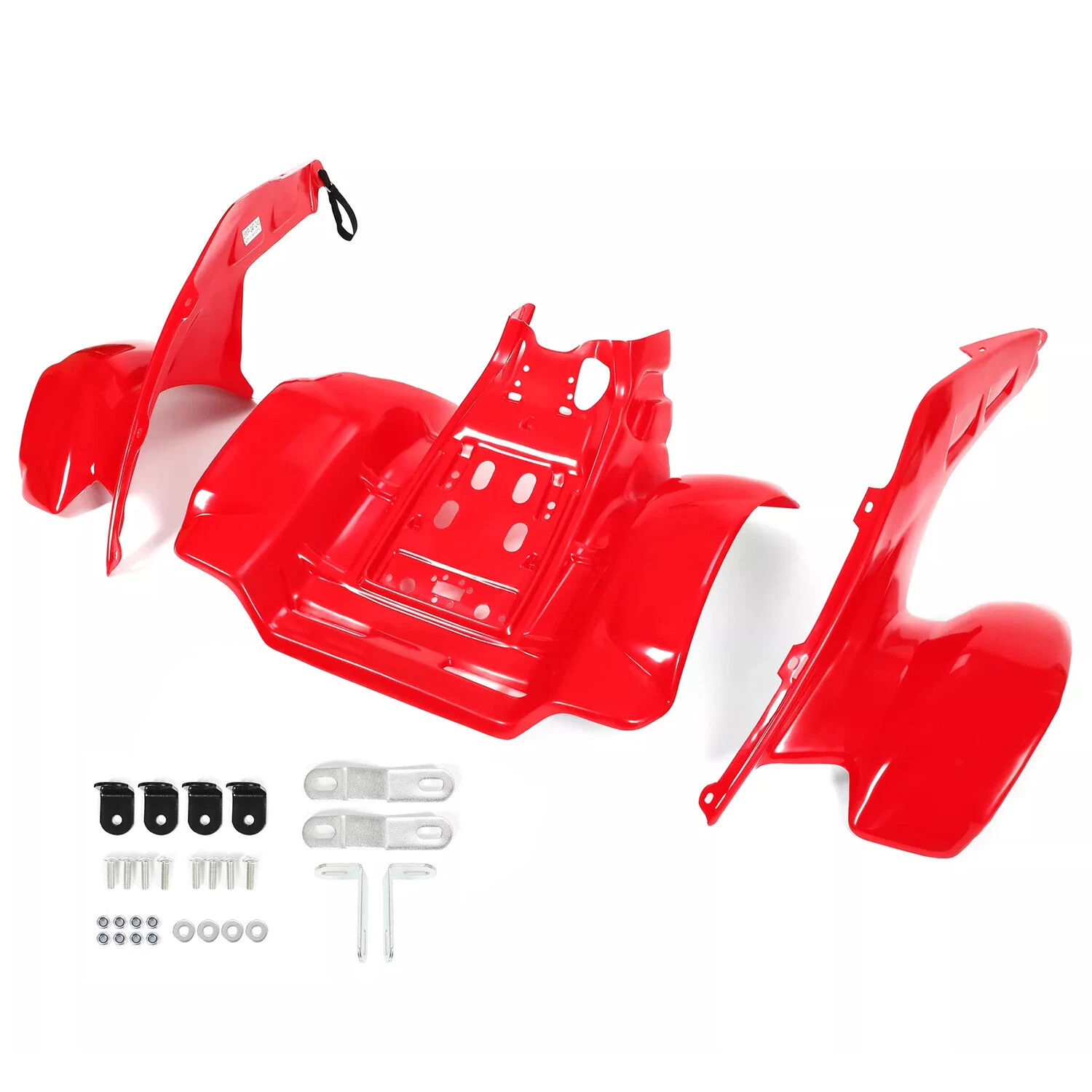 For 1986-1989 Honda TRX 250R TRX250R Red Front & Rear Fender