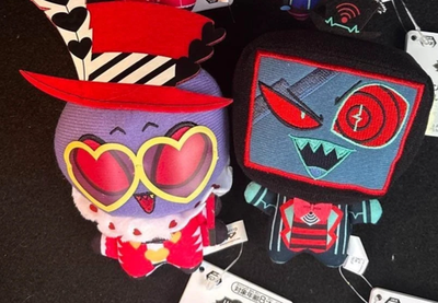 Hazbin Hotel Plush Doll vol.3 Mascot Chain 11cm Valentino Vox Set