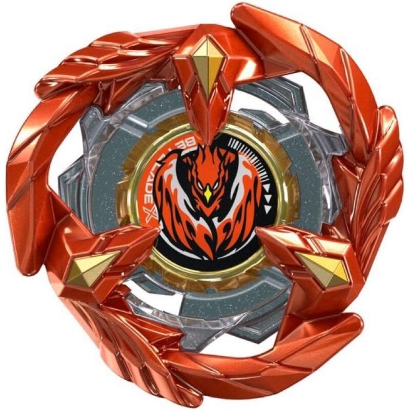 Takara Tomy Beyblade X Phoenix Feather Metal Coat Orange JAPAN