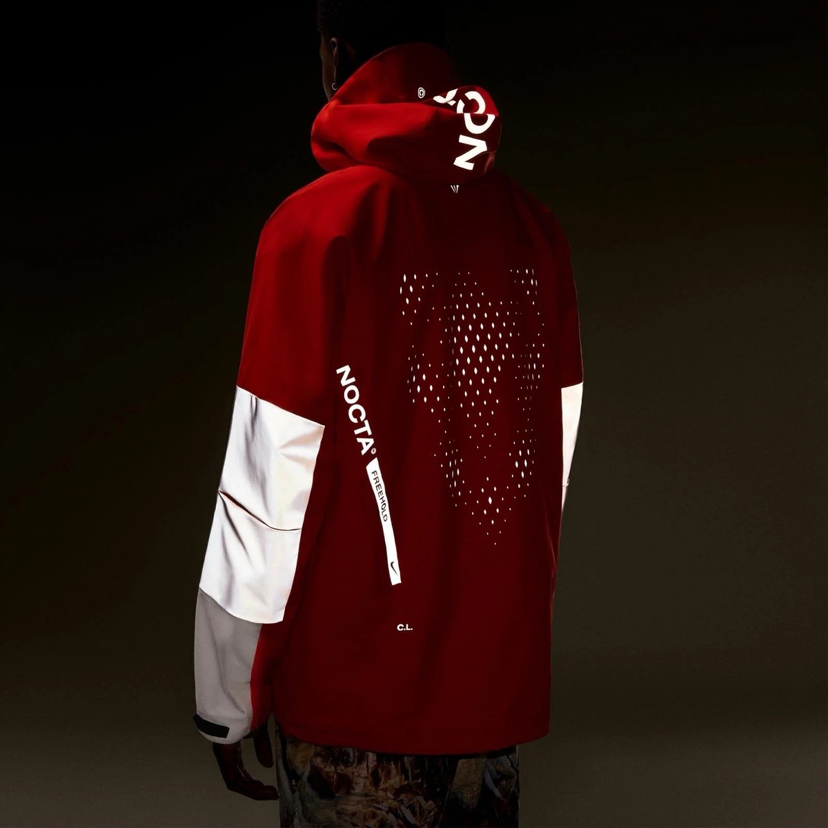 Nike x Nocta DRAKE Tungsten Alien Goretex Jacket Orange SIZE LARGE