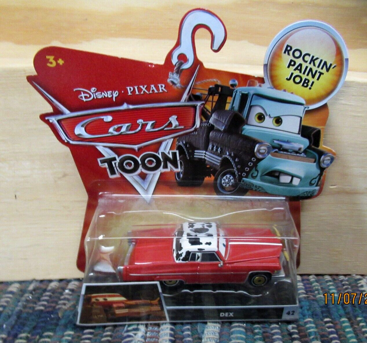 DISNEY PIXAR CARS TOON DEX ROCKIN PAINT JOB # 42 NEW | eBay