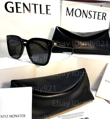 GentleMonster New Her 01 Unisex Sunglasses Oversized Black Frame