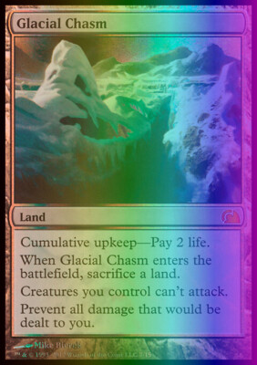 MTG Magic the Gathering Glacial Chasm (7/15) FTV Realms LP FOIL | eBay