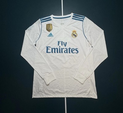 Ronaldo Real Madrid Long Sleeve Home football shirt 2017 2018