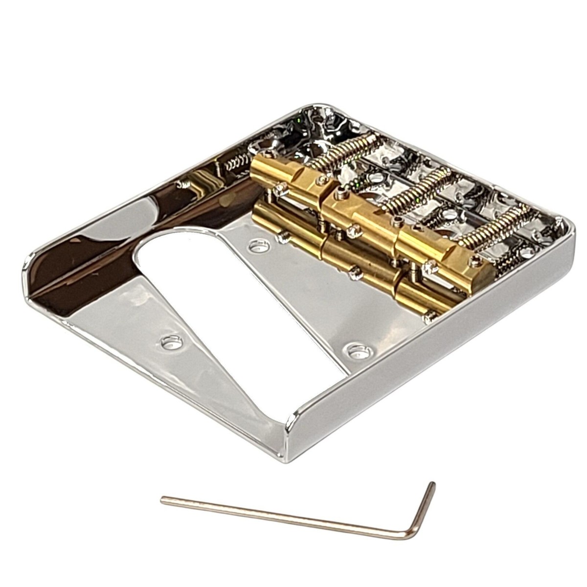 Wilkinson Vintage Telecaster Bridge NO LOGO Compensated Brass