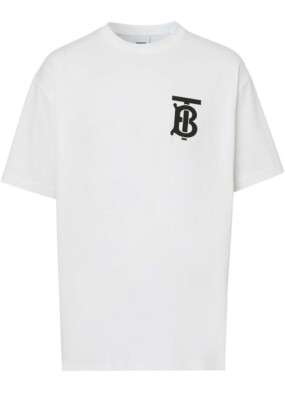 Burberry Mens Emerson TB White Oversized T Shirt Size XXL BNWT RRP